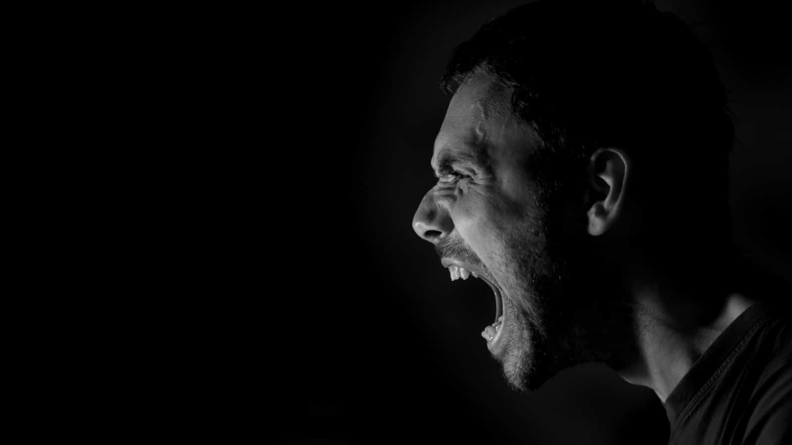 screaming angry