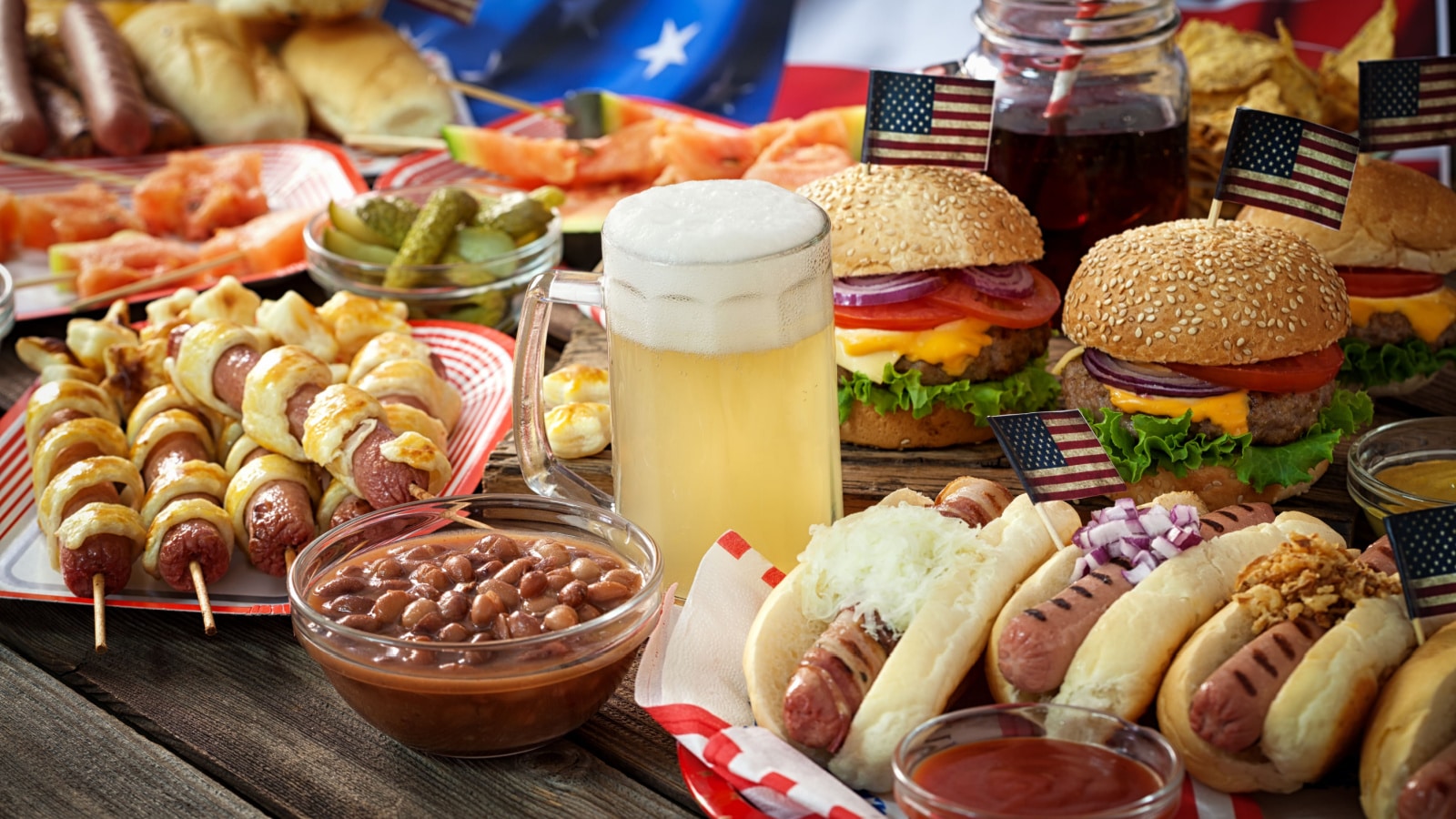 American food picnic