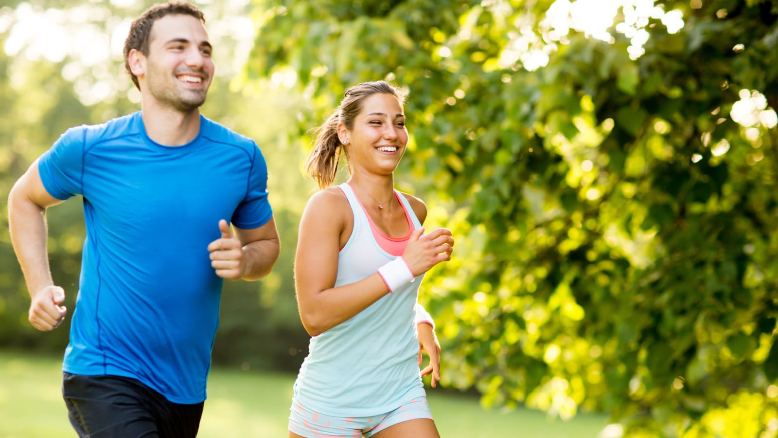 couple running cardio