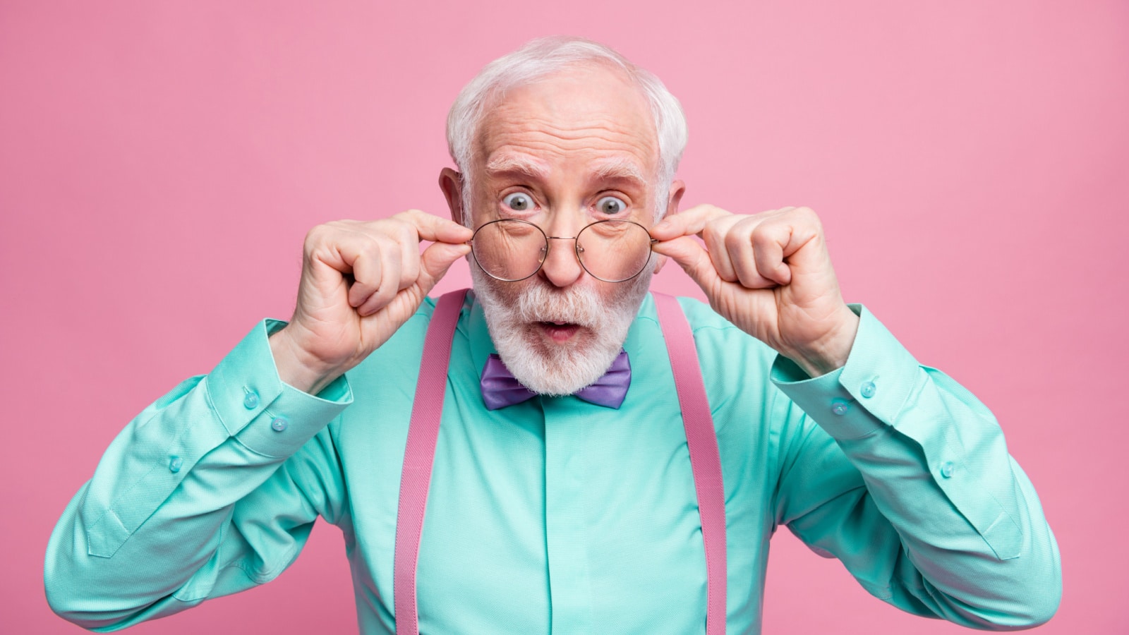 older man with glasses