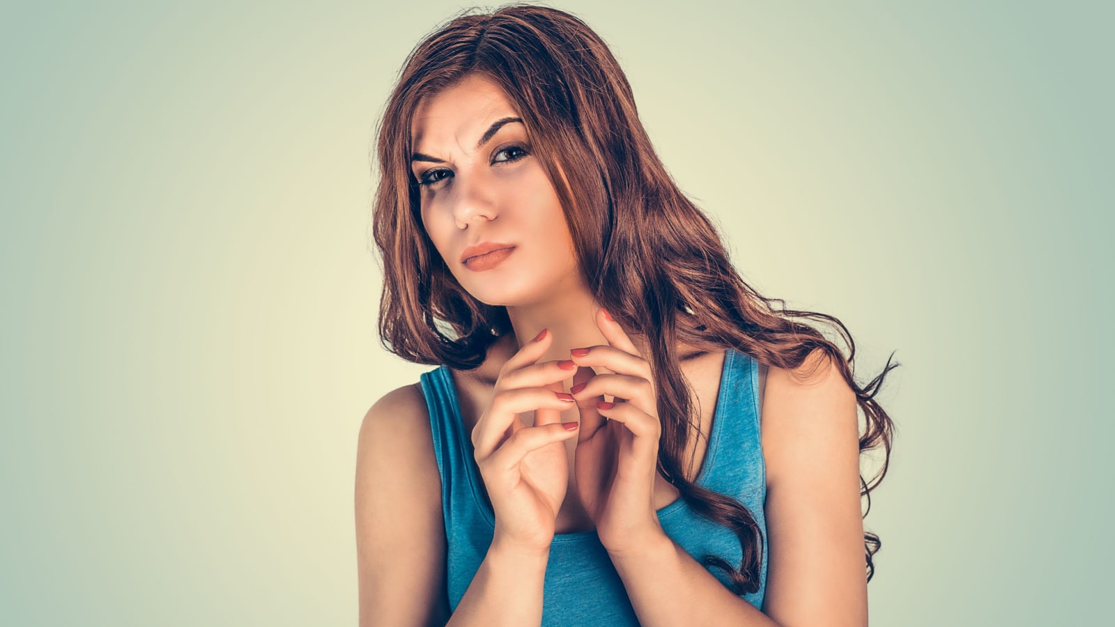 woman plotting mind games